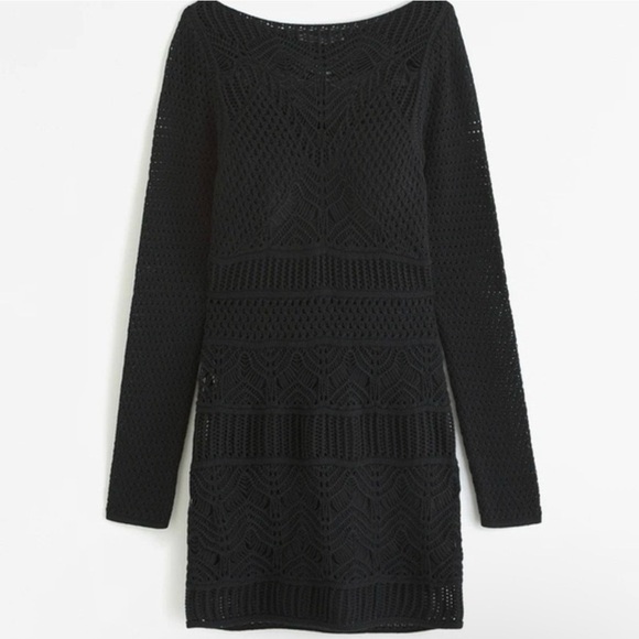 Abercrombie & Fitch Dresses & Skirts - Abercrombie & Fitch Elegant Black Knit Dress